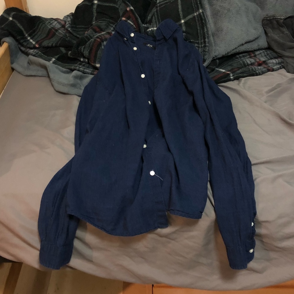 H&M Blue Button-down Shirt